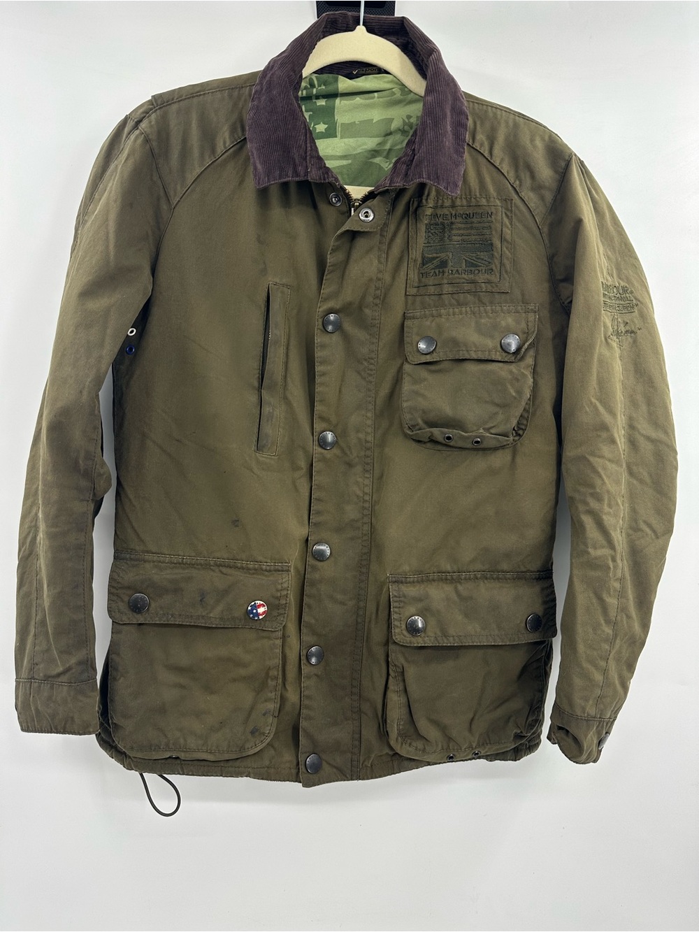 Barbour Steve McQueen Waxed Cotton Jacket Small